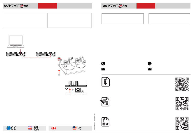 WisyCom LBC61 Instruction manual