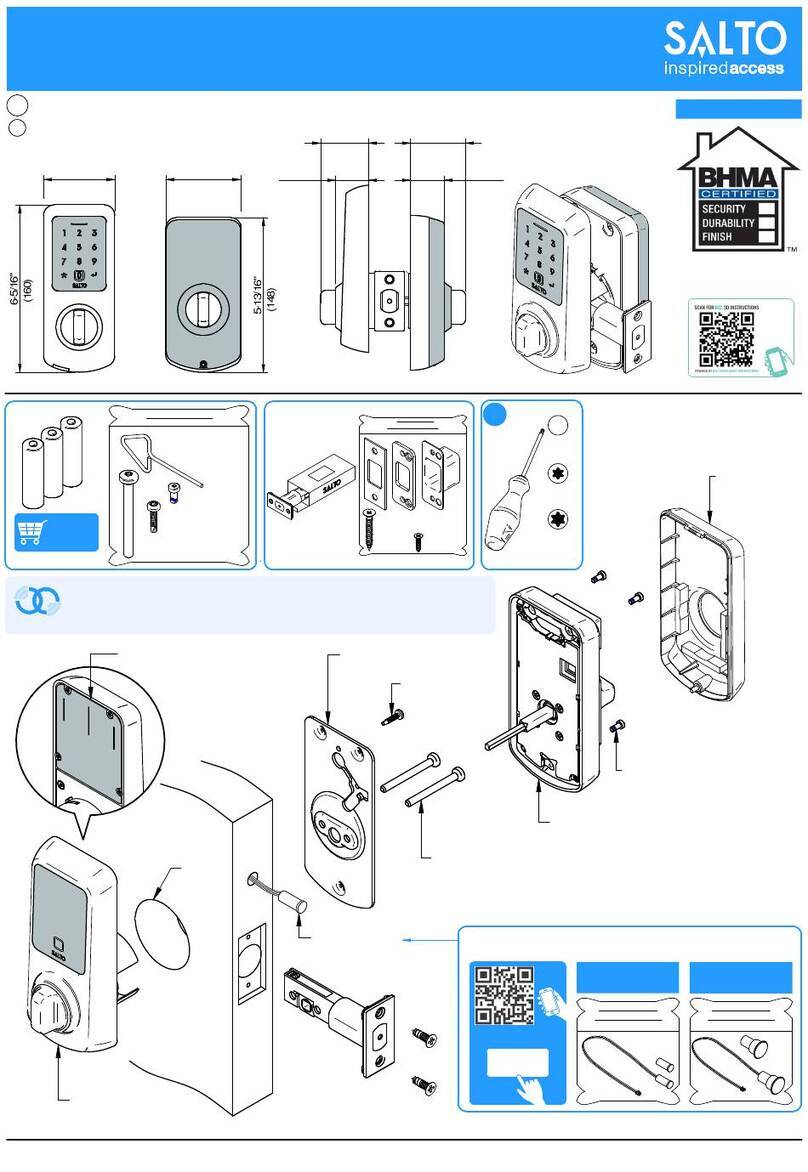 Salto DBolt Touch User manual