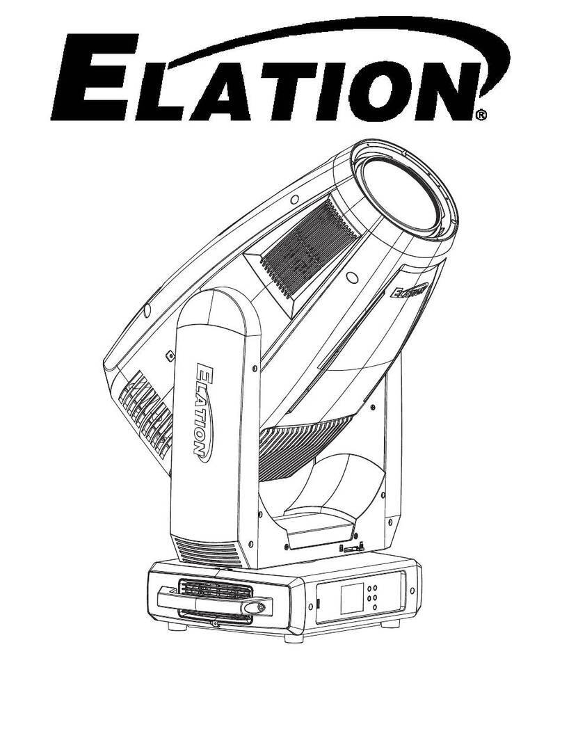 Elation FUZE TEATRO User manual