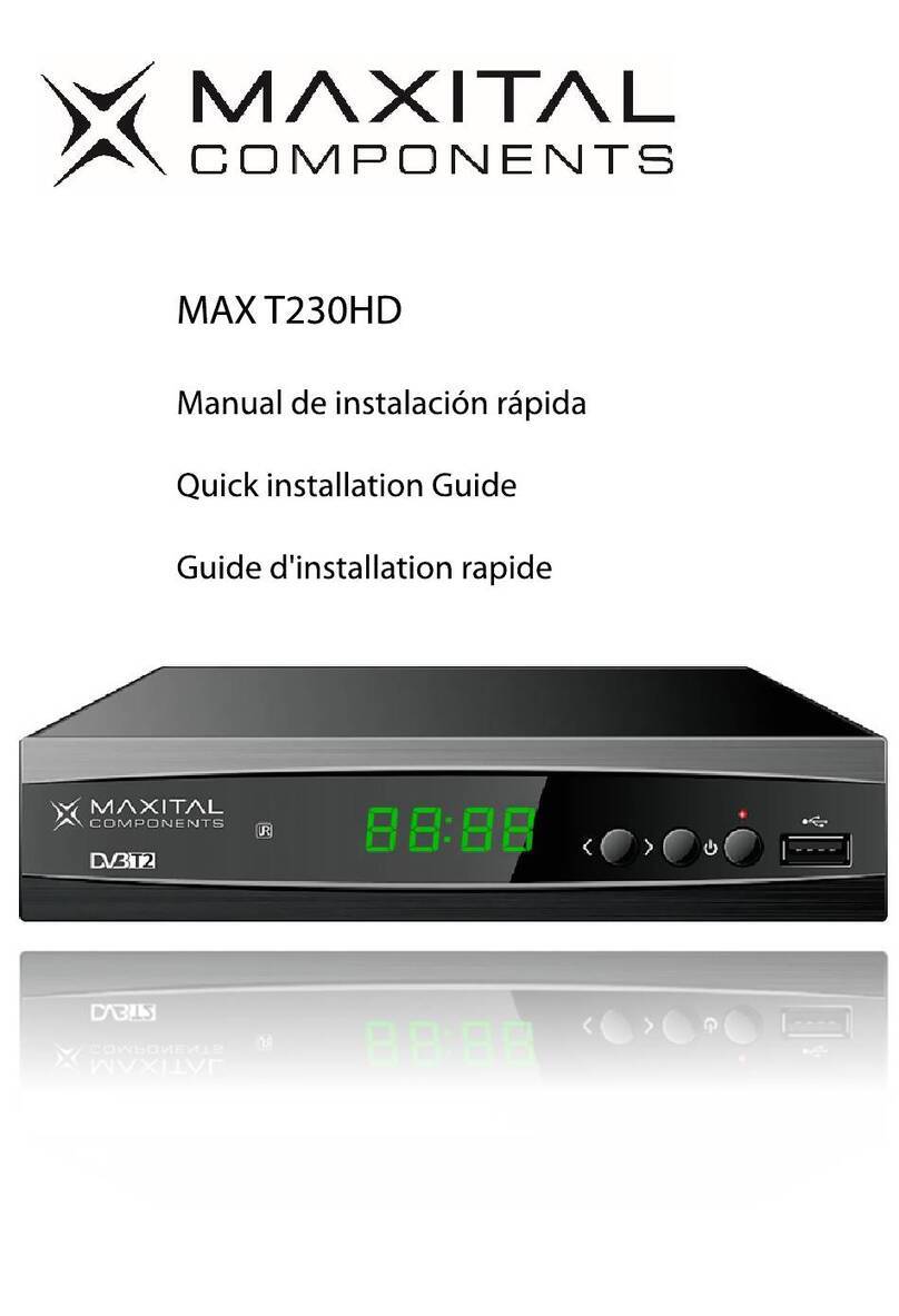 Maxital MAXT230HD Quick installation guide
