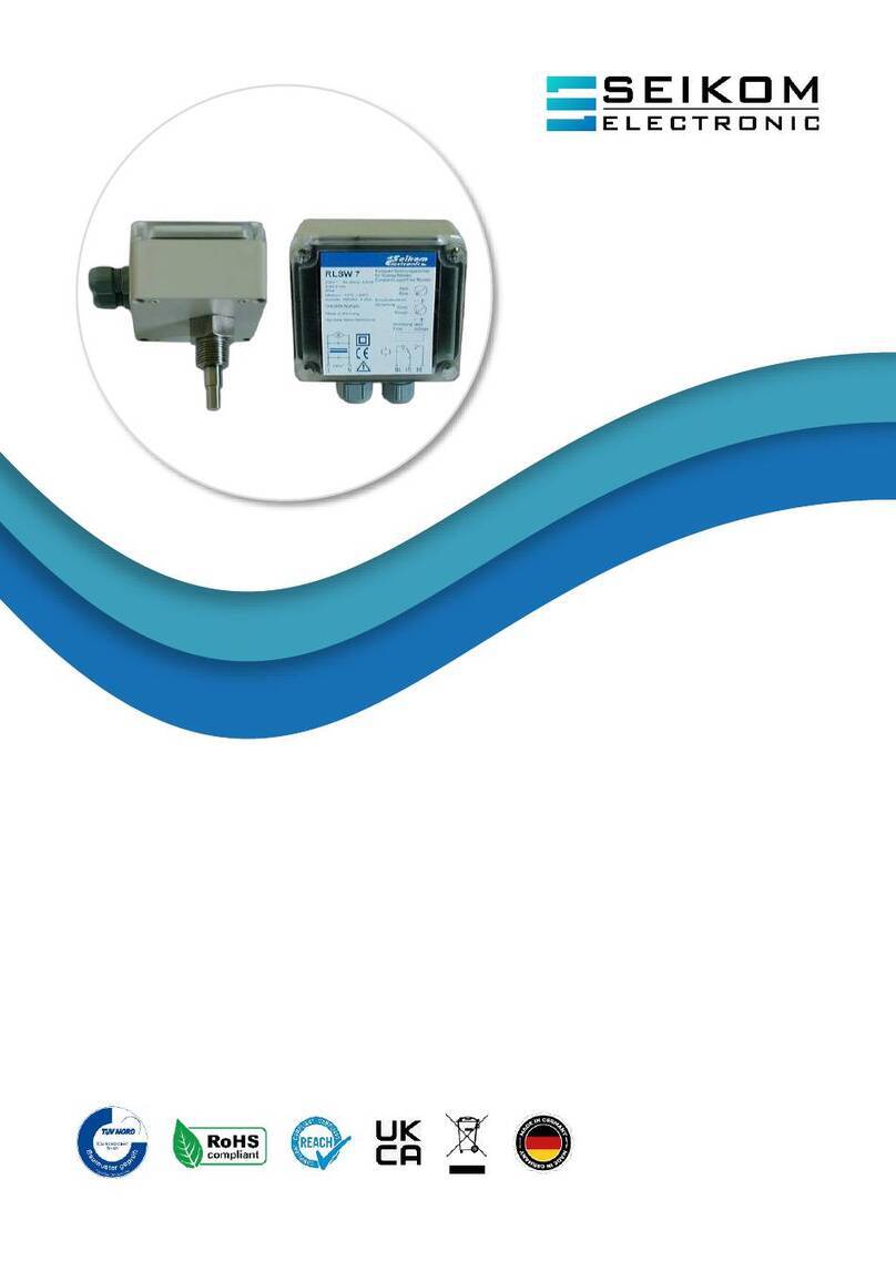Seikom Electronic RLSW 7 User manual