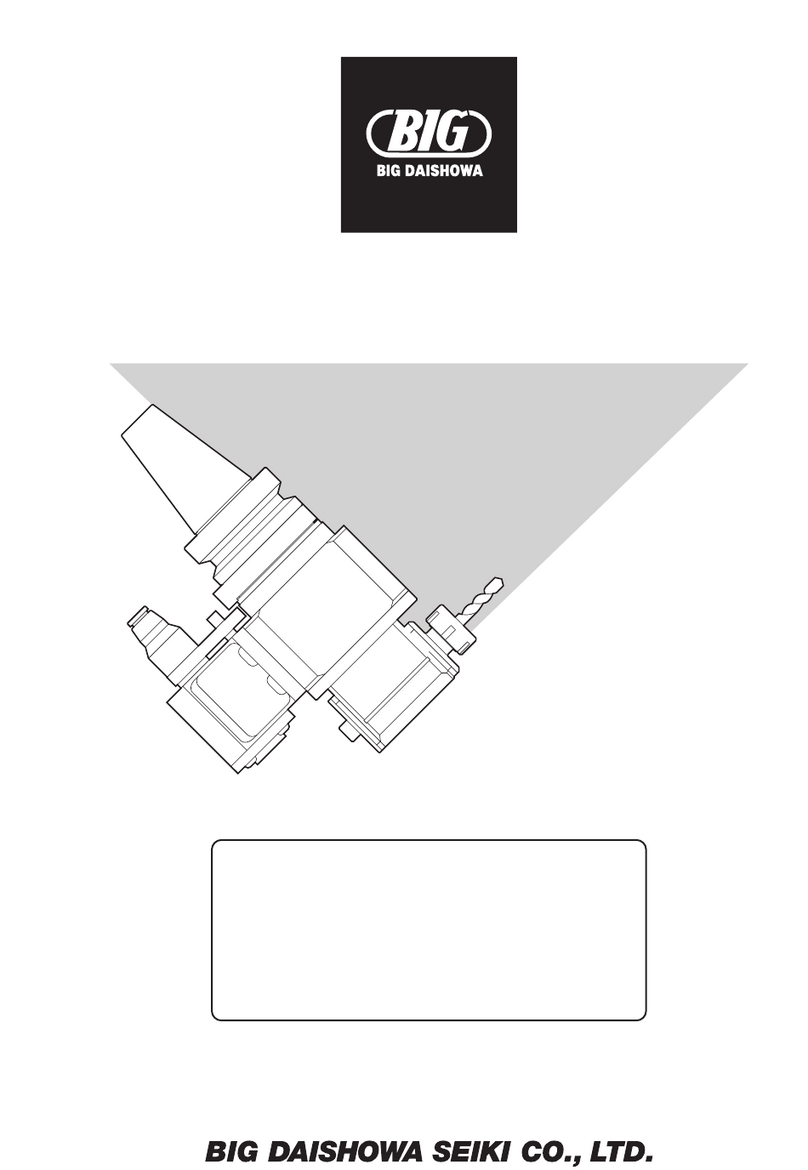 Big Daishowa BBT30 Operation manual