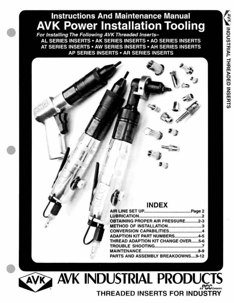 AVK AL Series Instruction and maintenance manual