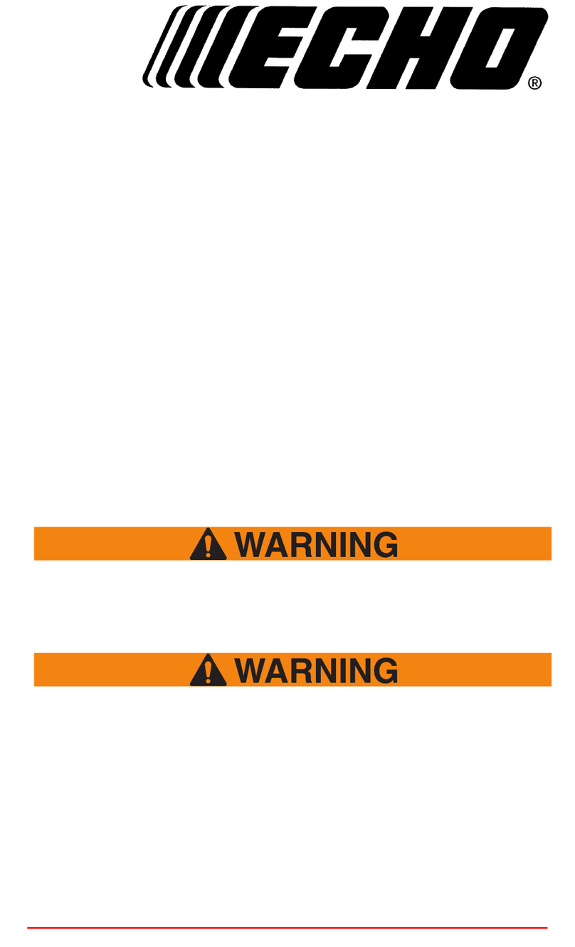 Echo DPE-2100 Operator's manual