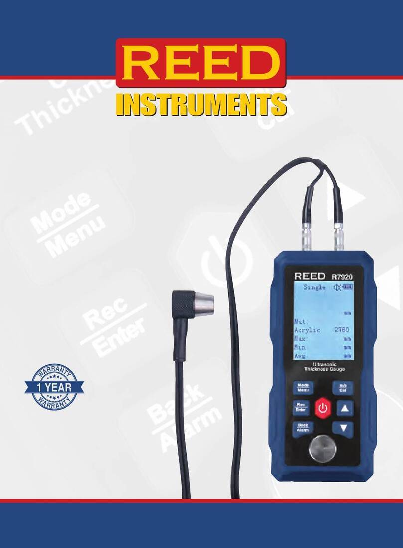 Reed Instruments R7920 User manual