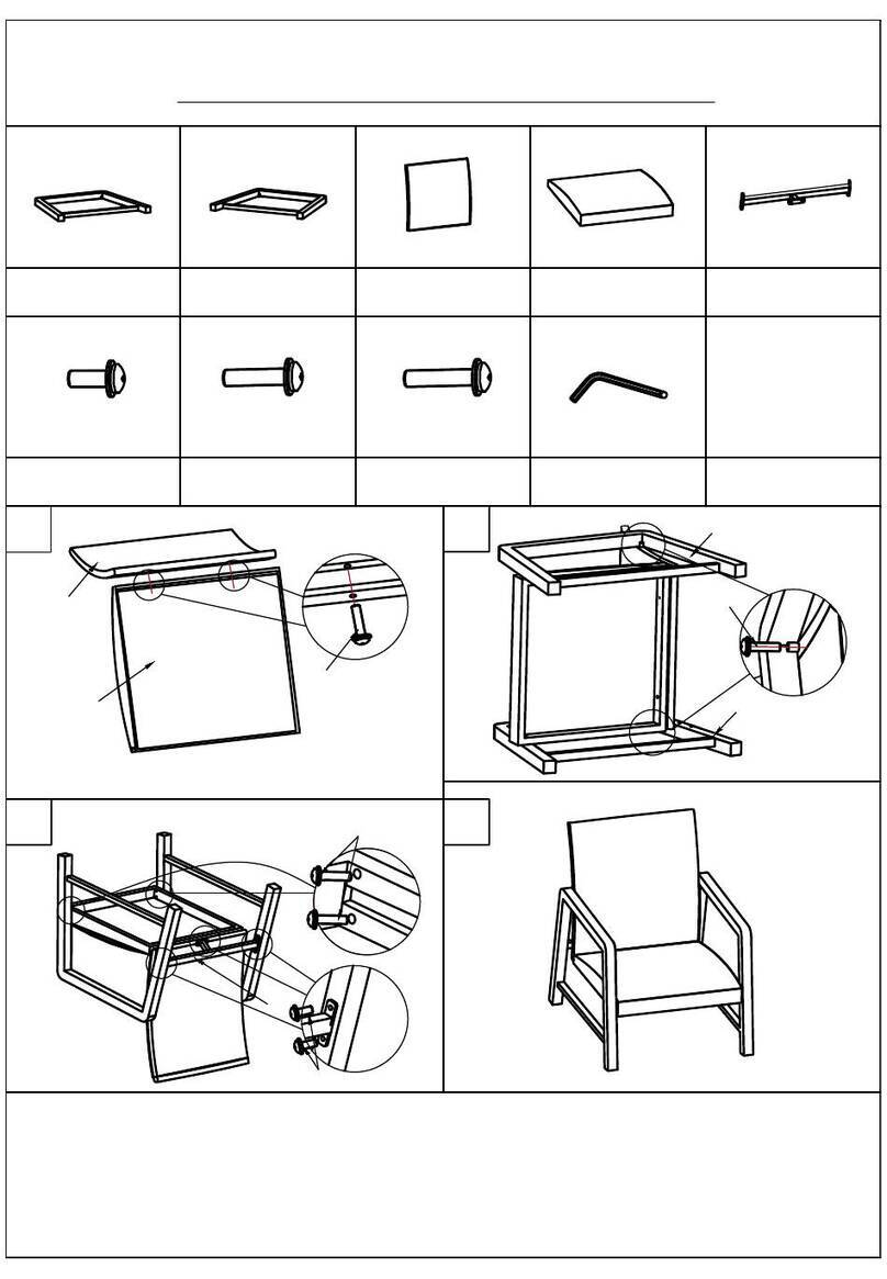 Festival Depot PF21068-1 Assembly instructions