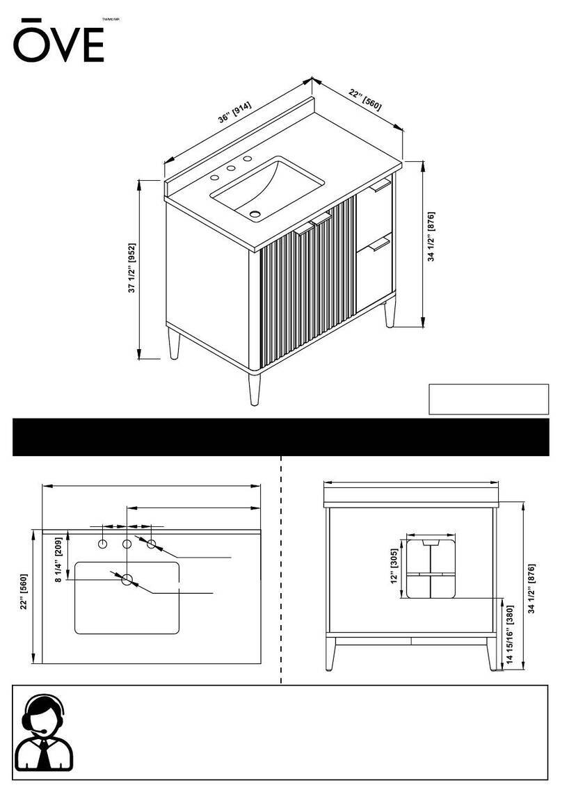 OVE GABI 36 instruction manual
