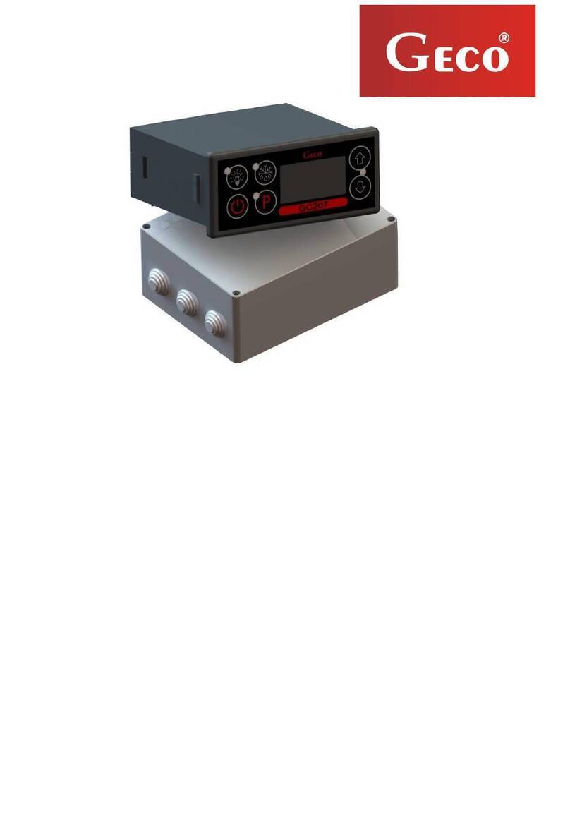 Geco GC207 Installation, operating and maintenance manual