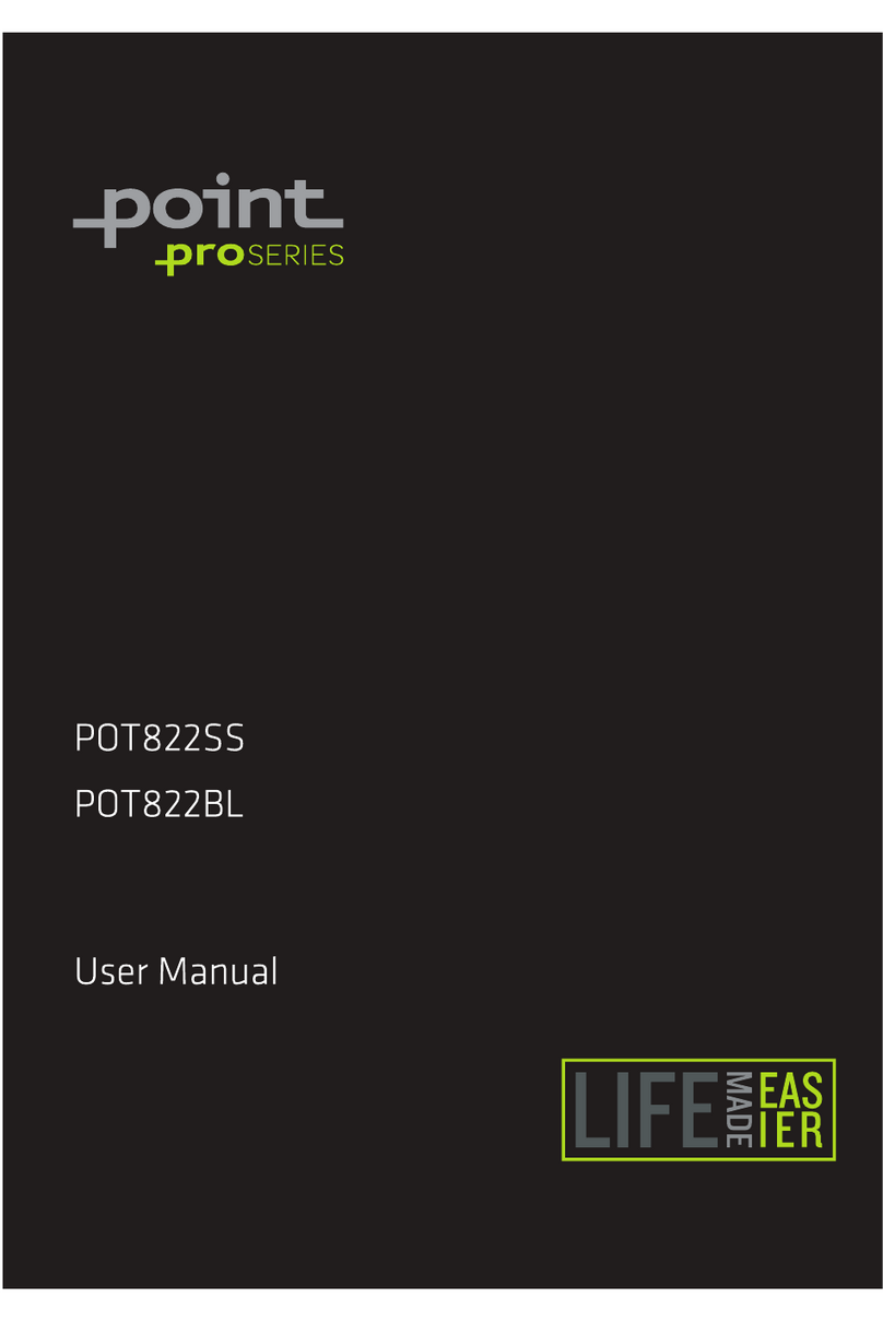 point POT822CW user manual