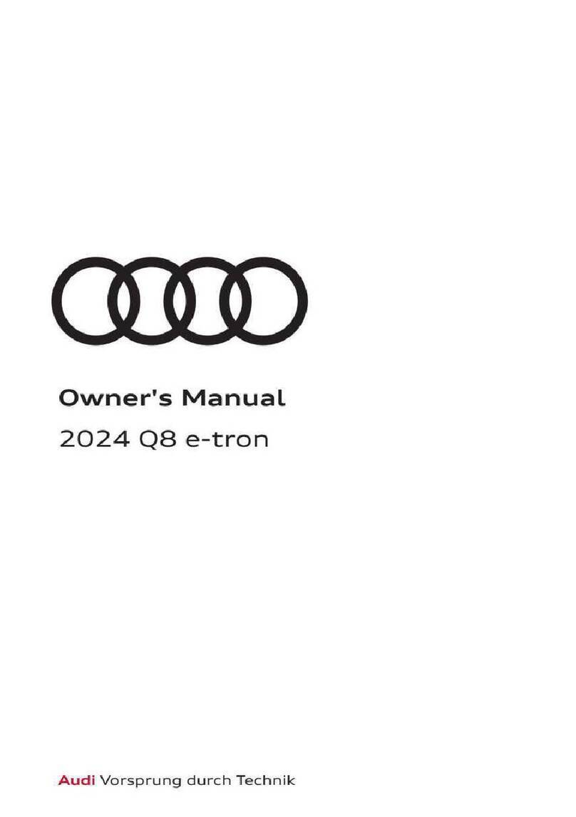 Audi Q8 e-tron Sportback 2024 User manual