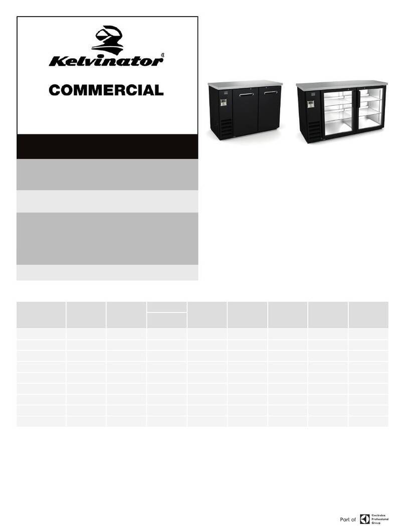 Kelvinator COMMERCIAL KCHBB48S Service Installation Instruction