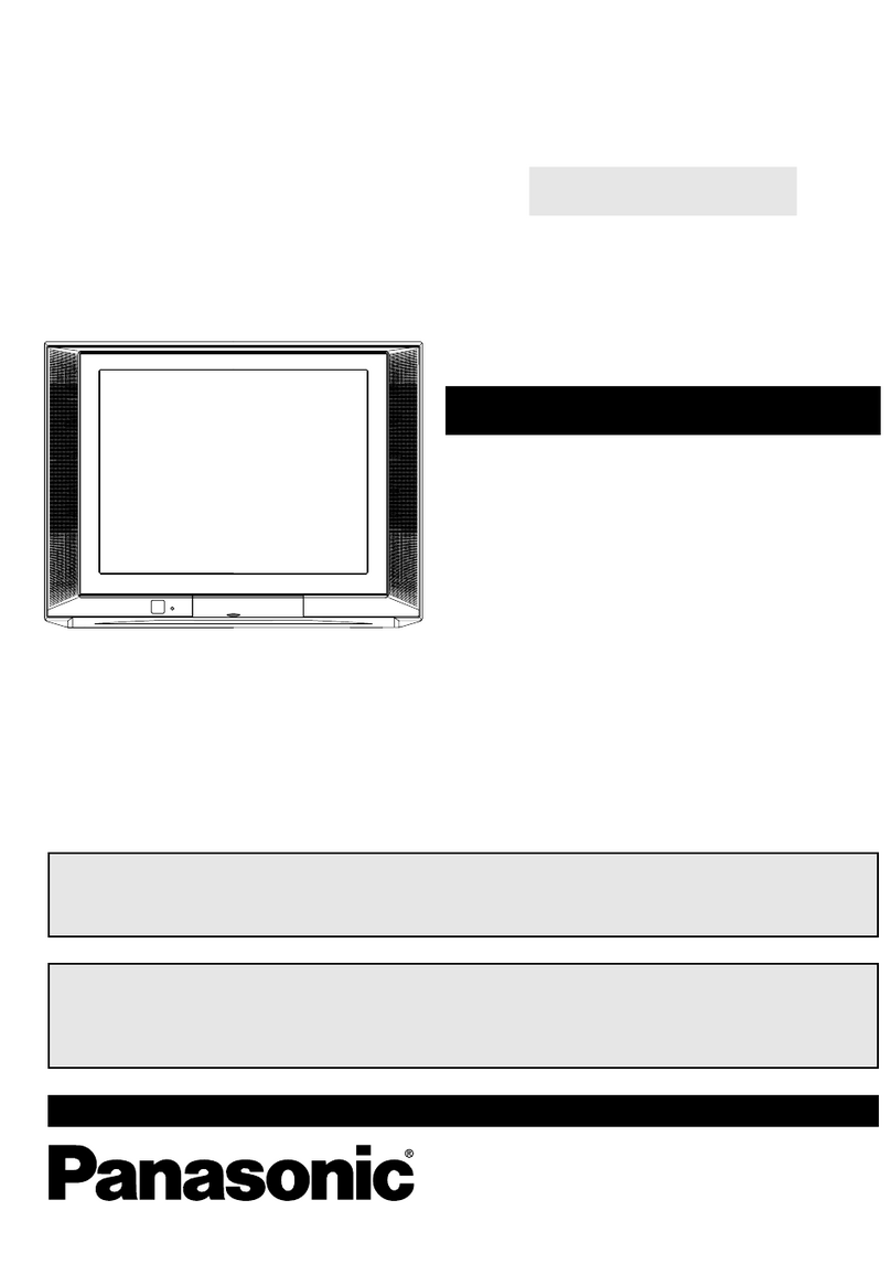 Panasonic CT-20SL15 - 20" CRT TV User manual Panasonic CT-20SL15 - 20" CRT TV User manual