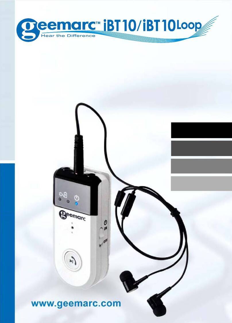 Geemarc iBT10 manual