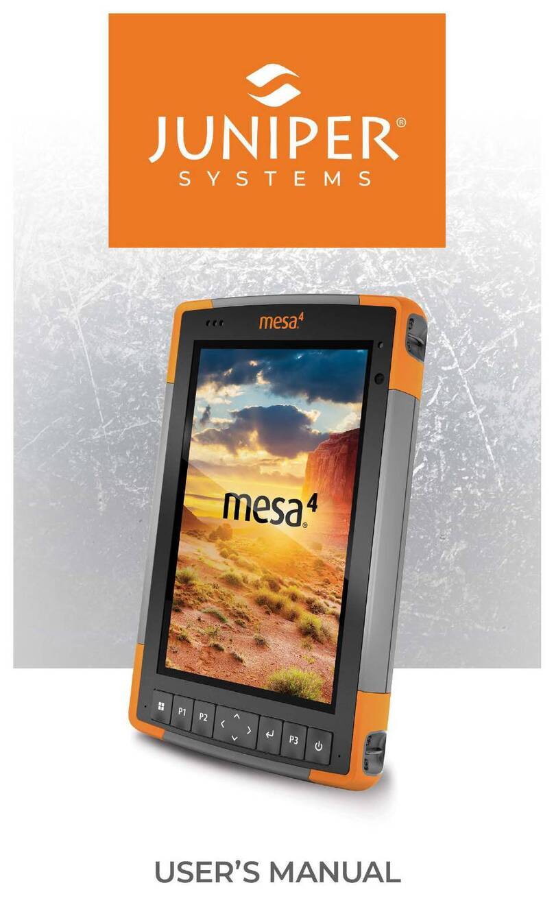 Juniper mesa 4 User manual