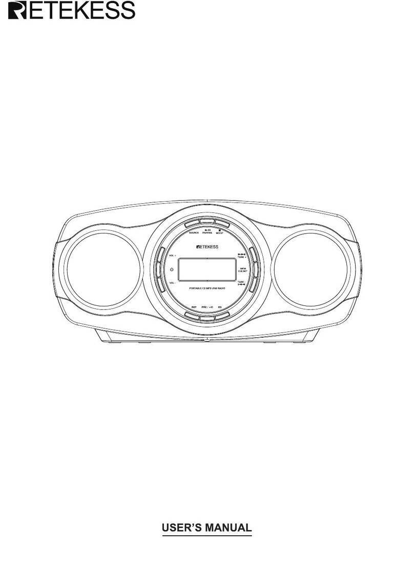 Retekess TR631 User manual