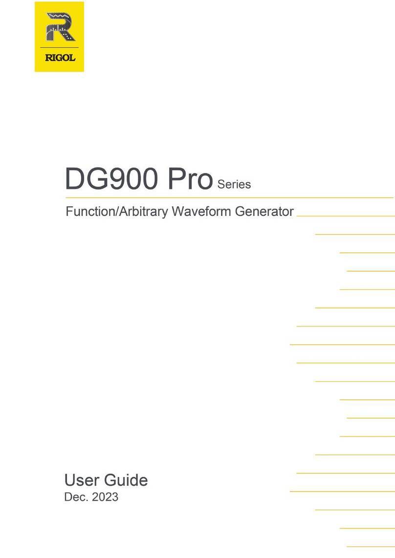 Rigol DG900 Pro Series User manual