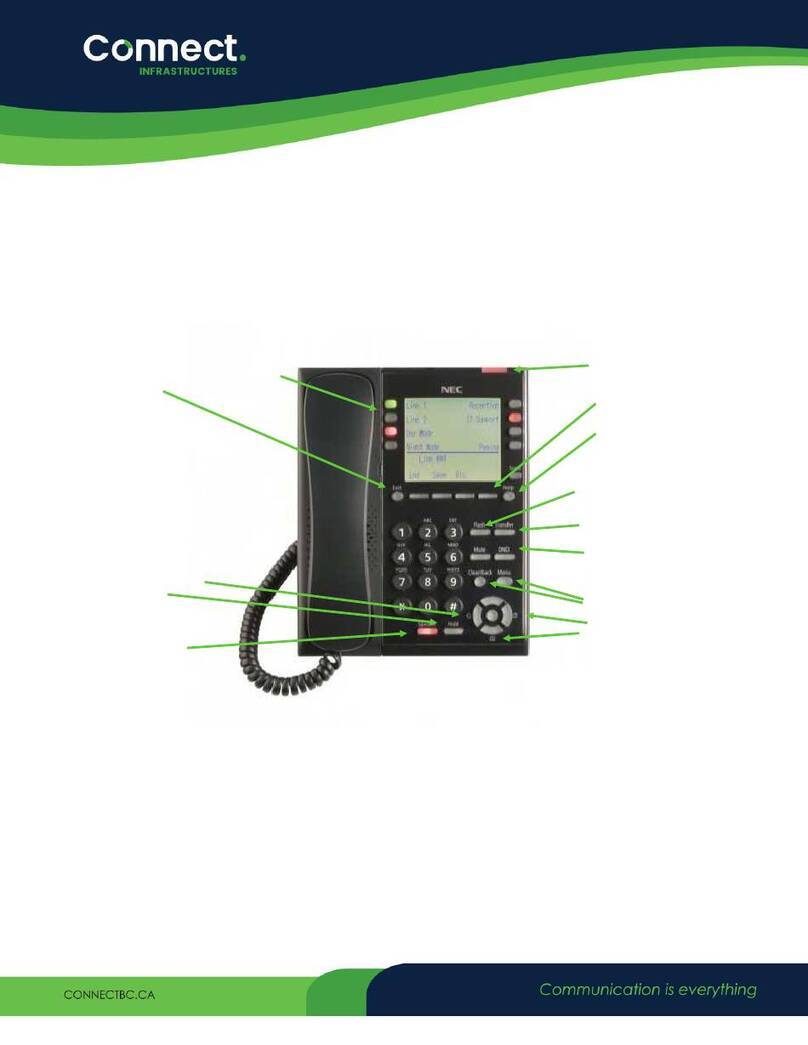NEC UNIVERGE SL2100 User manual