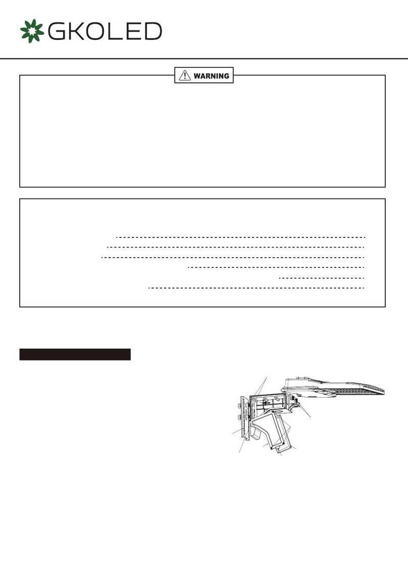 GKOLED GKOALG5 Series installation guide
