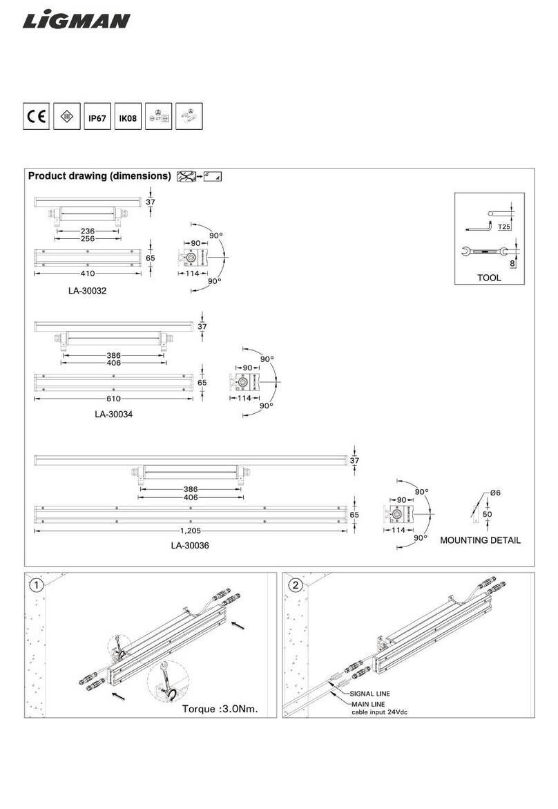 LIGMAN LA-30036 installation manual