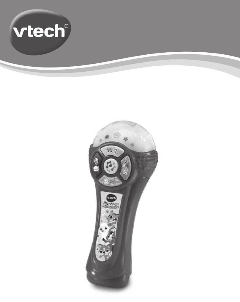 V-tech Sing Songs Microphone User manual