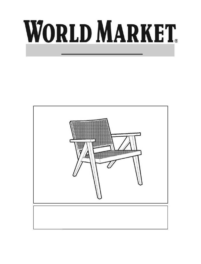 World Market SHEA -622464 Assembly instructions