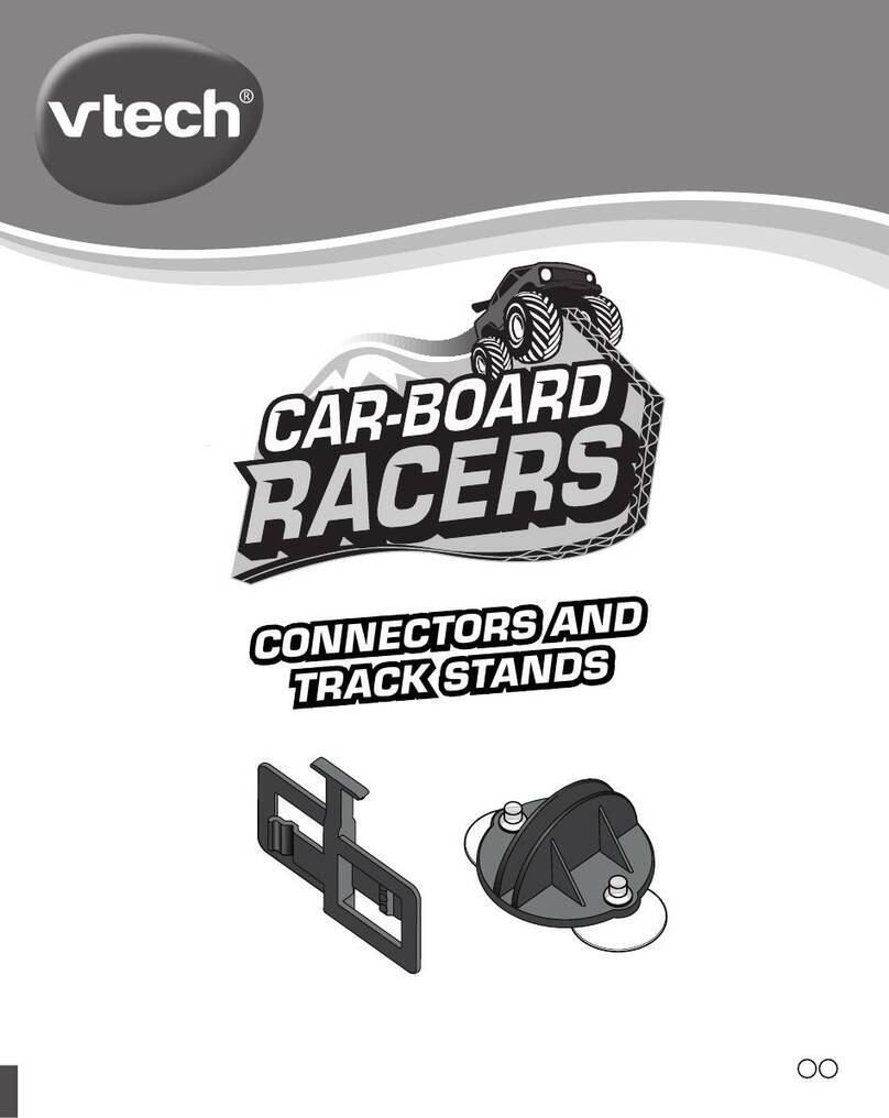 V-tech CAR-BOAD RACERS CONNECTORS AND TRACK STANDS User manual