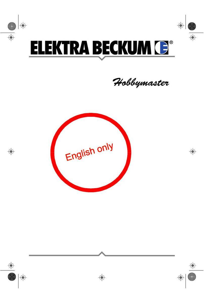 Elektra Beckum Niagara Star 20 User manual