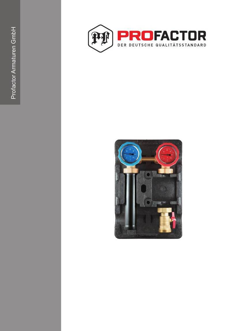 Profactor PF PU 1051 instruction manual