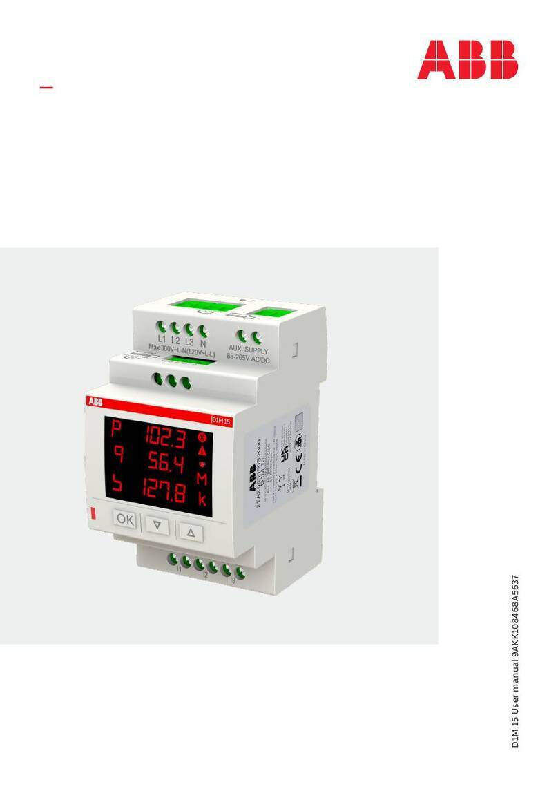 ABB D1M 15 user manual