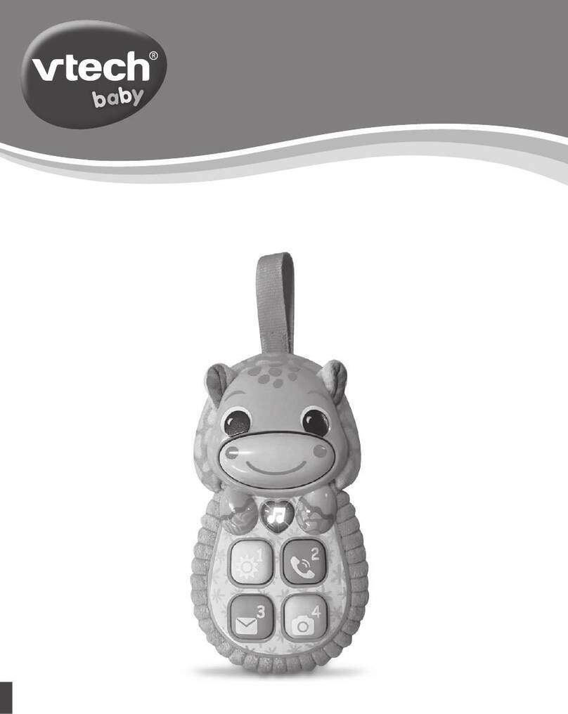 VTech Baby Hello Hippo Phone User manual
