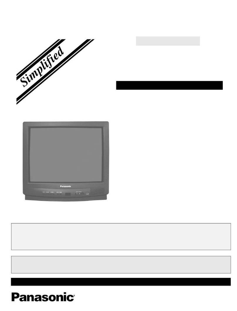 Panasonic CT2022HBF - 20" HOTEL/MOTEL TV User manual Panasonic CT2022HBF - 20" HOTEL/MOTEL TV User manual