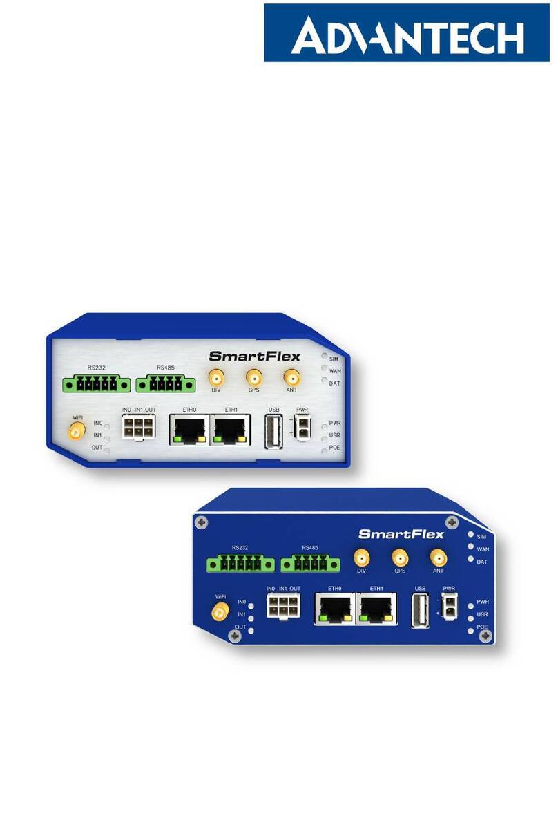 Advantech SmartFlex SR304 User manual Advantech SmartFlex SR304 User manual