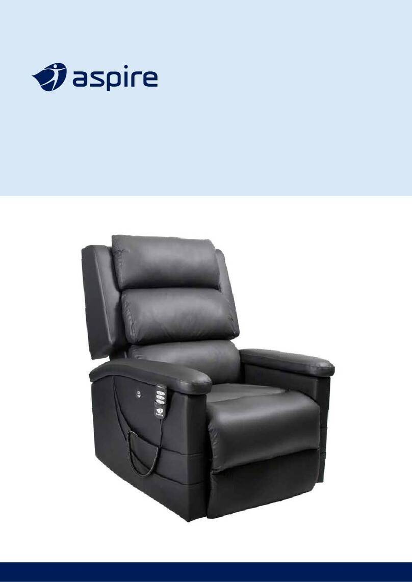 Aspire POSTUREFIT LIFT RECLINE CHAIR User manual