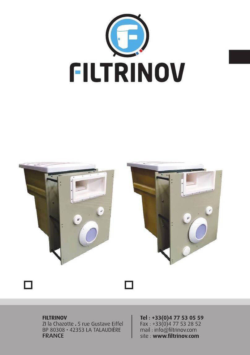 FILTRINOV GS14 Installation and operating instructions
