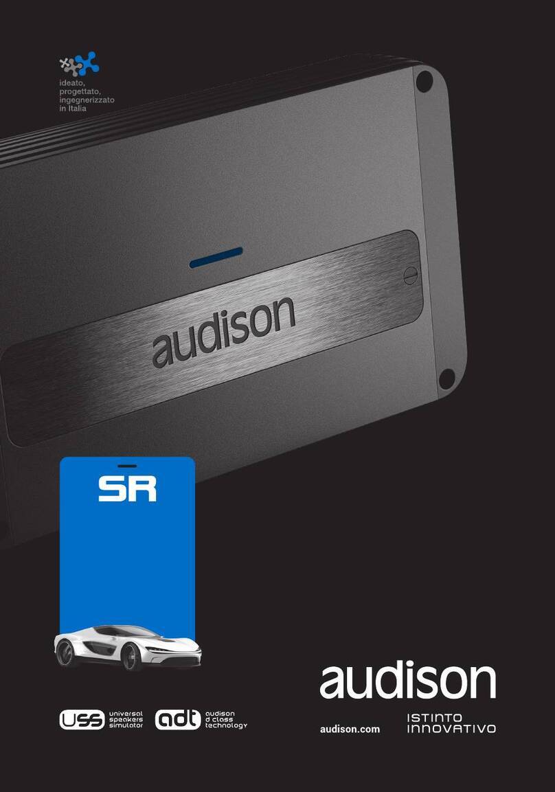 Audison SR Series User manual