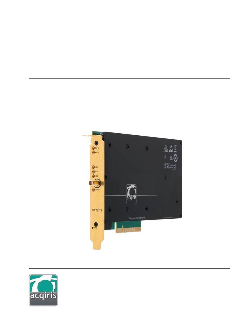 Acqiris SA248P user manual