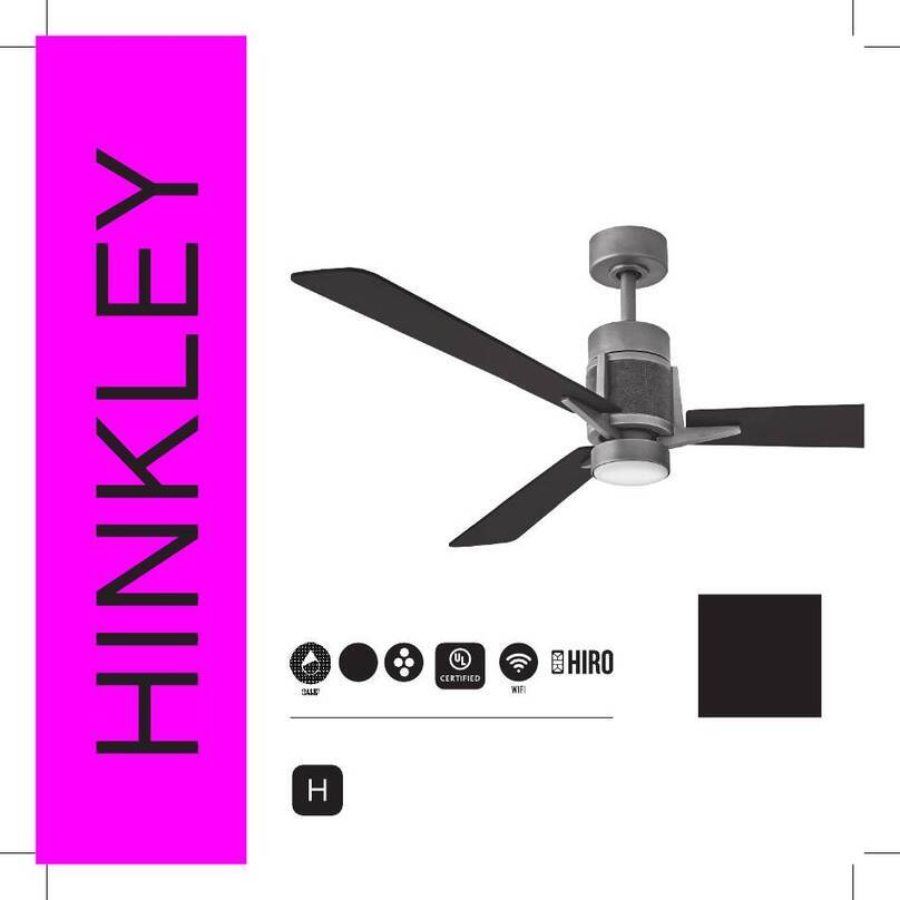 Hinkley ATTICUS 56" instruction manual