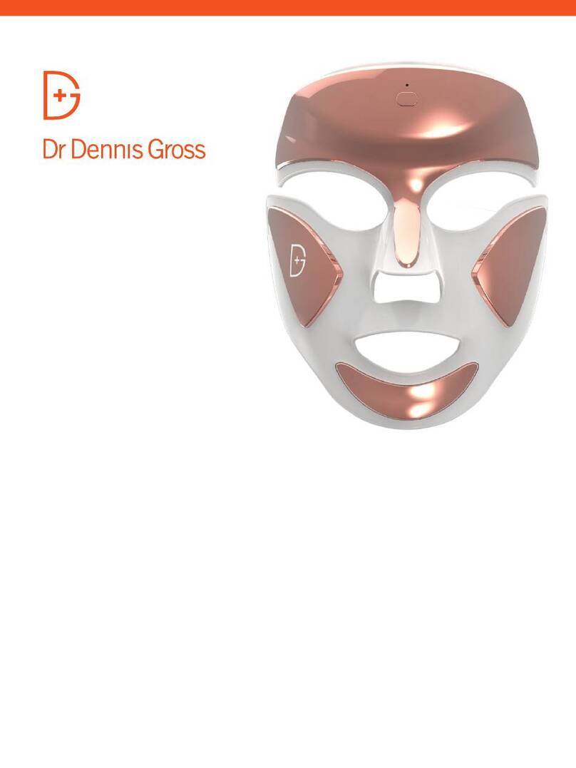 Dr. Dennis Gross DRx SpectraLite FaceWare Pro User guide and manual