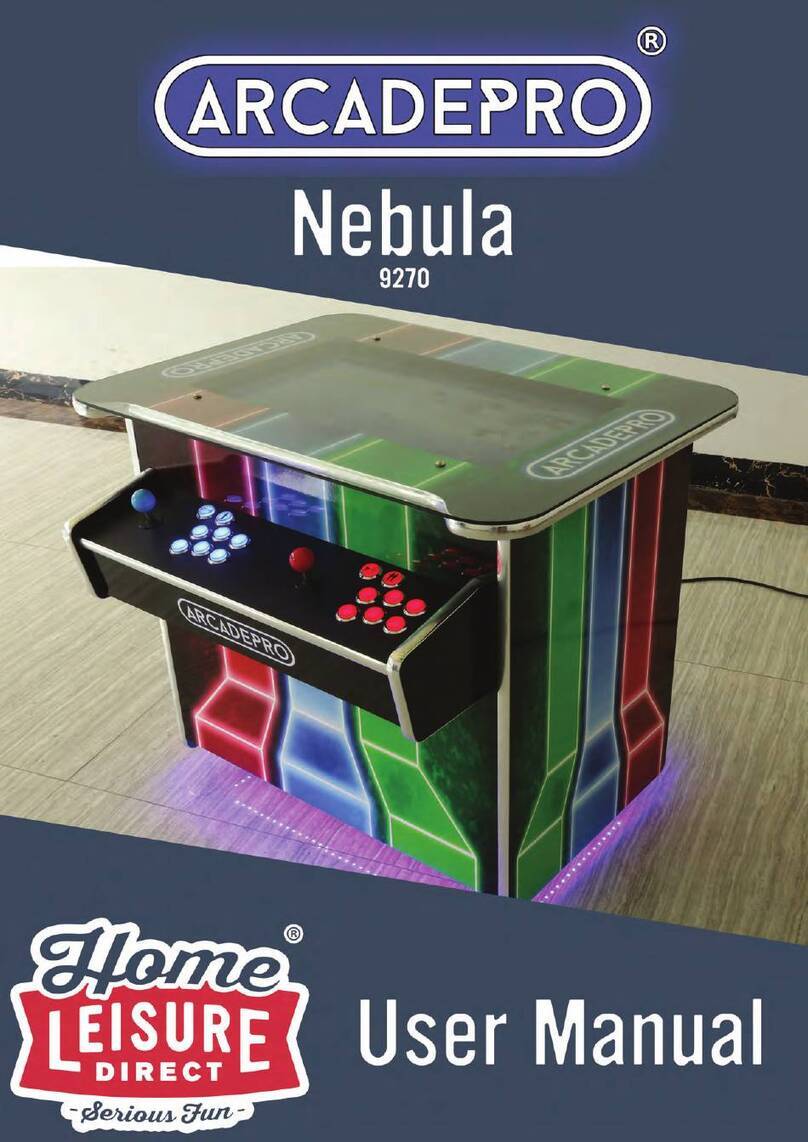 Home Leisure Direct ARCADEPRO Nebula 9270 user manual Home Leisure Direct ARCADEPRO Nebula 9270 user manual
