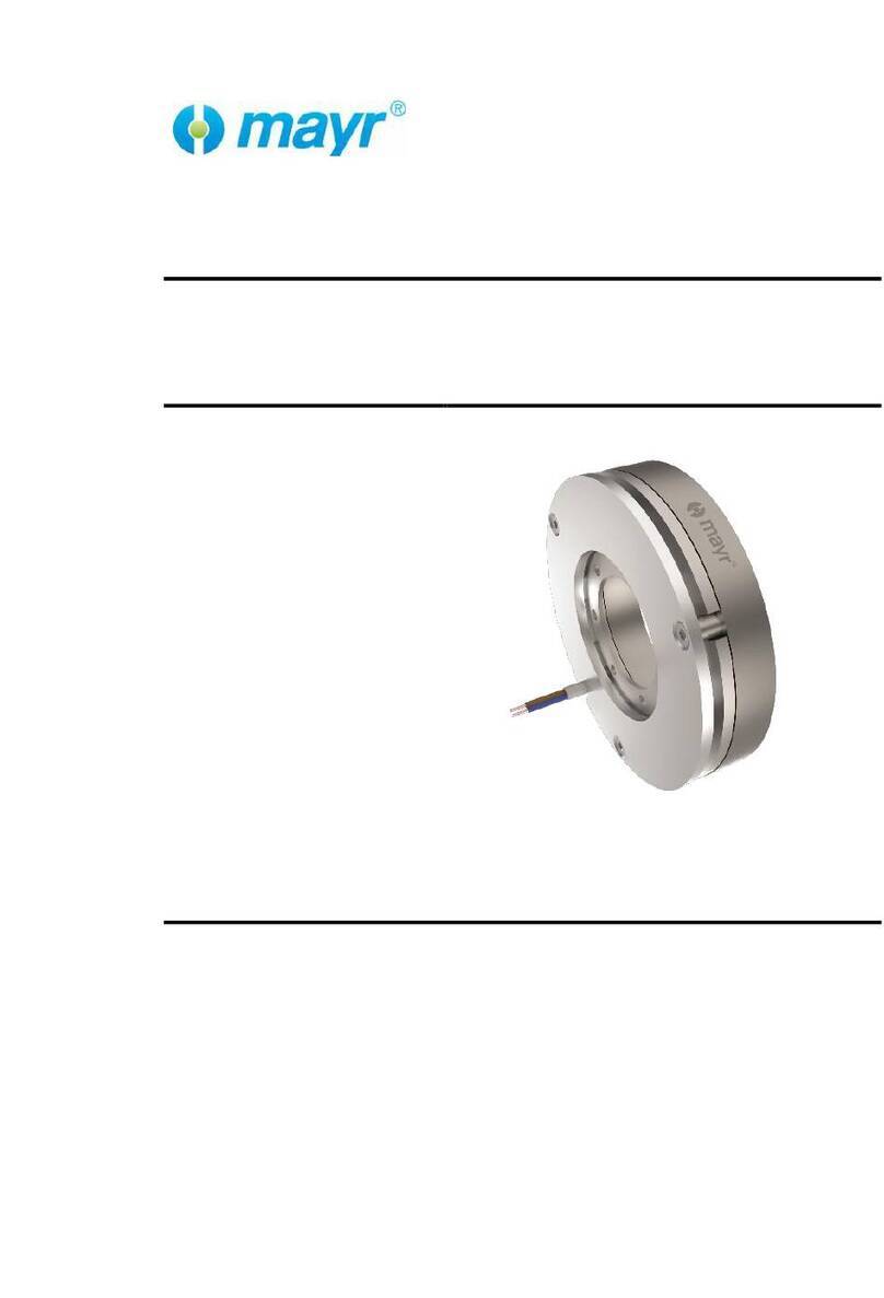Mayr ROBA 8981.29 01 Series User manual