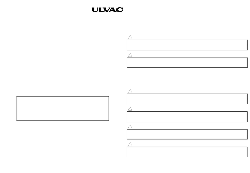 Ulvac OMT-100A instruction manual