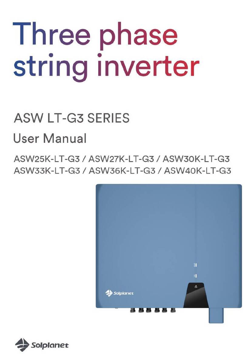 Solplanet ASW LT-G3 Series User manual