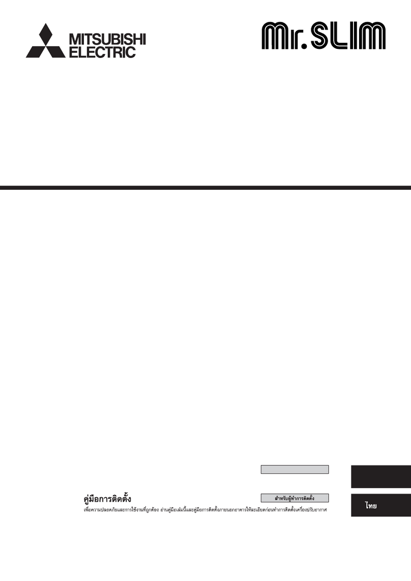 Mitsubishi Electric Mr. Slim PC-P18KAK User manual