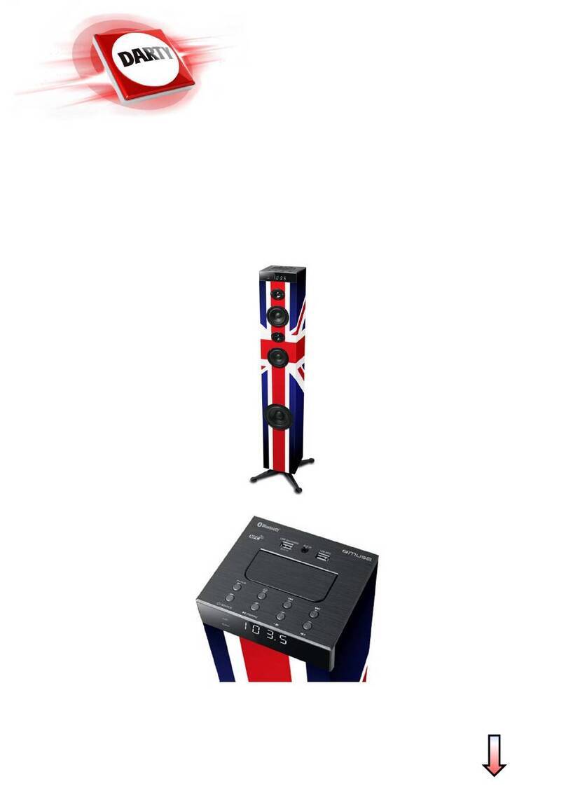 Muse M-1280 BTK user manual