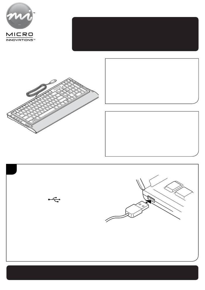 Micro Innovations KB536BL User manual