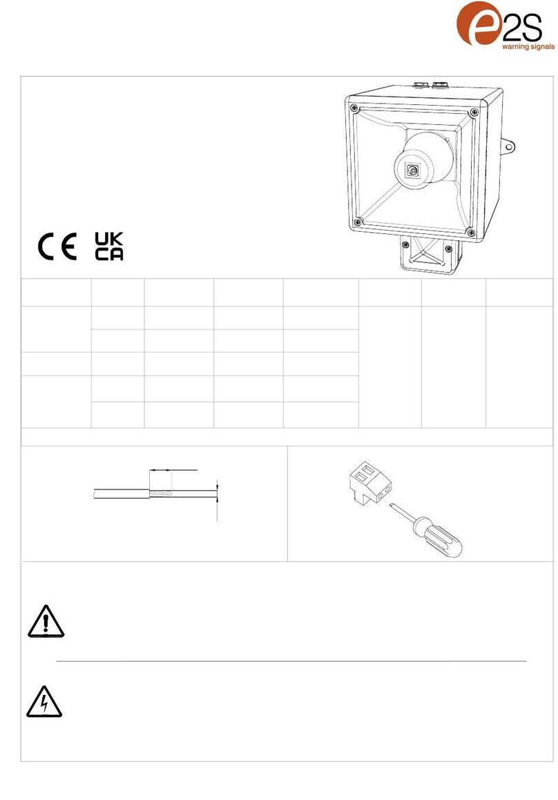 E2S AL121H Series Instructions/service manual