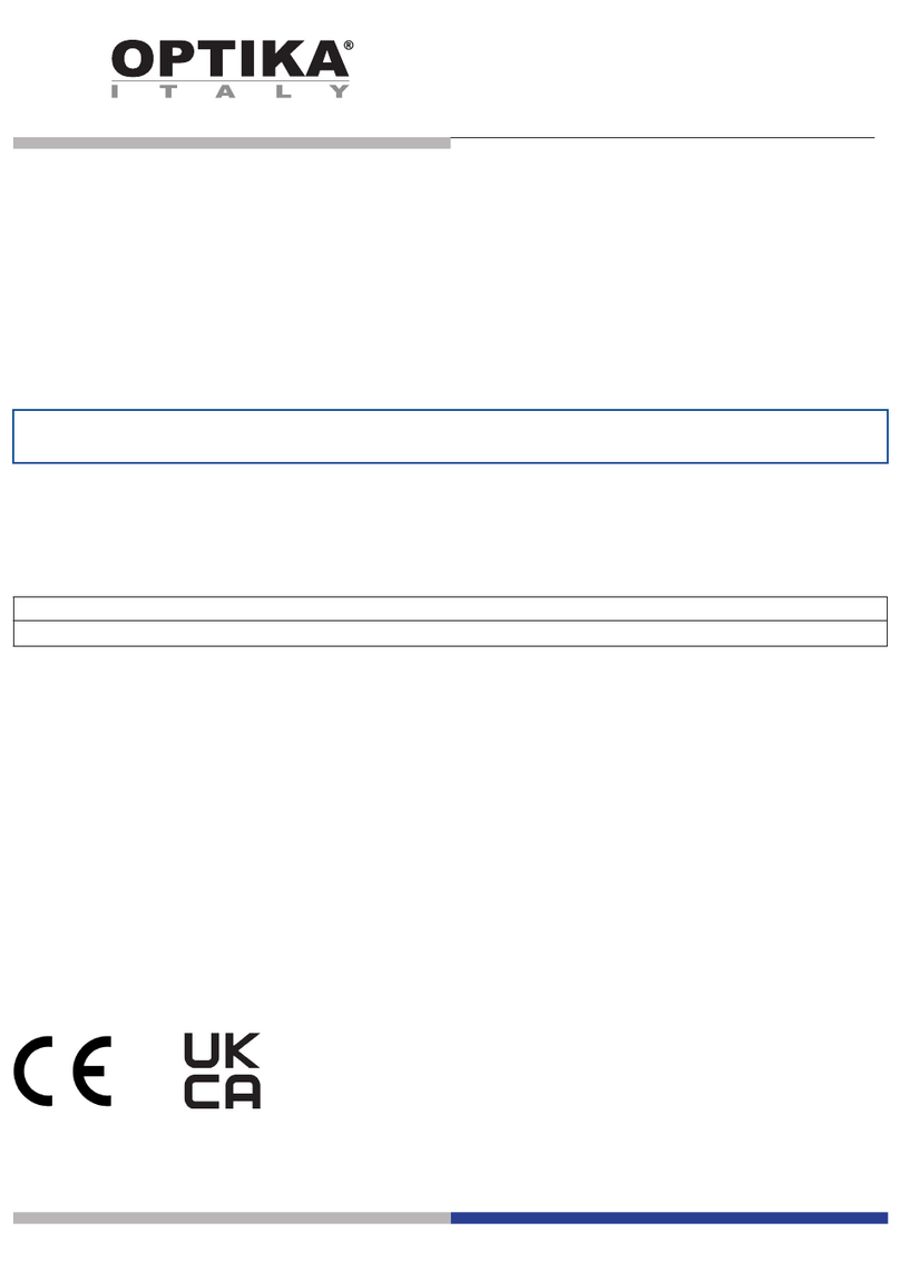 Optika STEREO Series User manual
