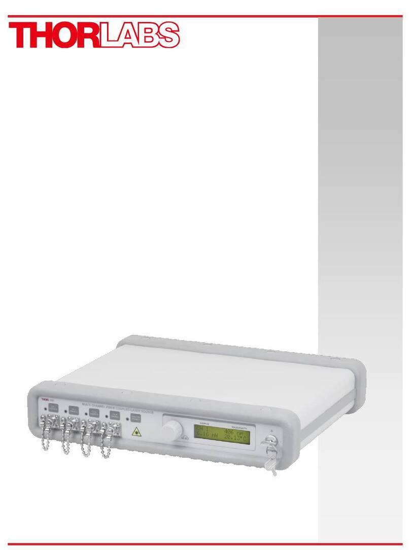 THORLABS MCLS Series User manual