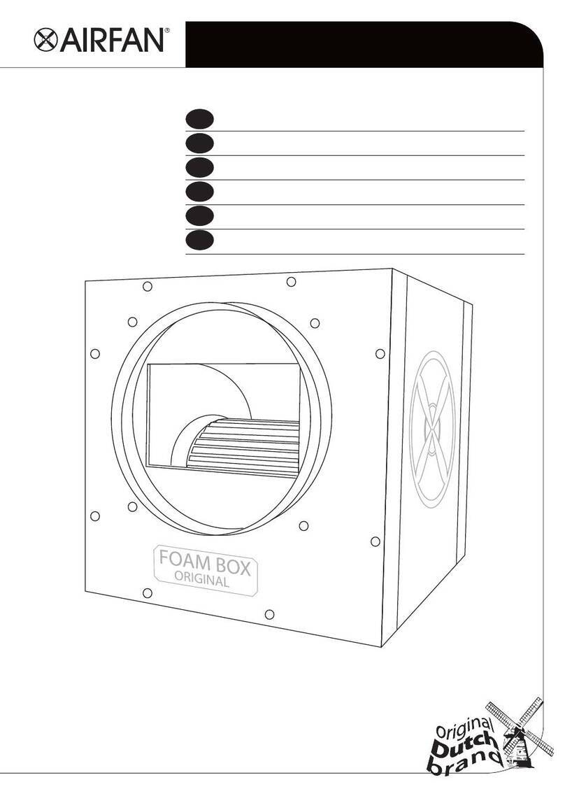 Airfan 6-6-250 user manual