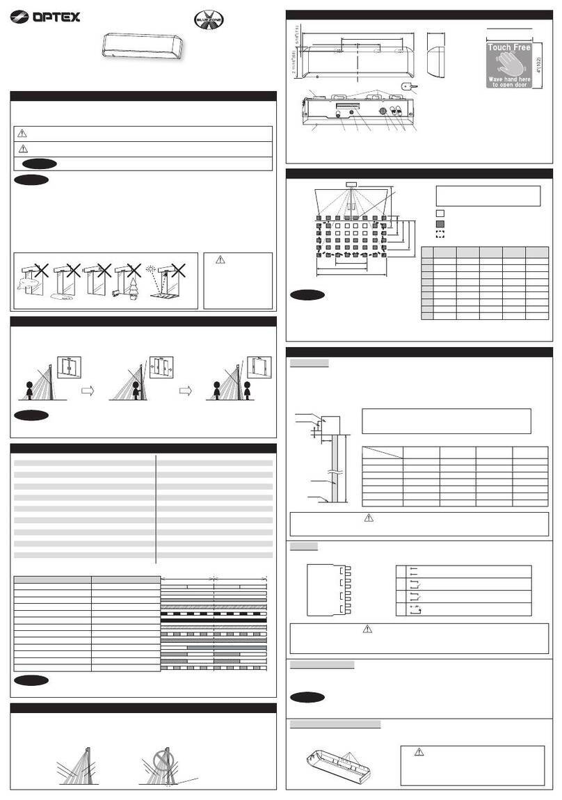 Optex AIR-SLIDE T User manual